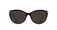 Shiny Brown Swarovski SK5245/V Oval Glasses - Sun