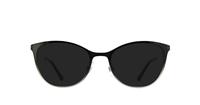 Shiny Black Swarovski SK5248/V Oval Glasses - Sun
