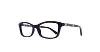 Violet Swarovski SK5257 Rectangle Glasses - Angle