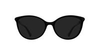 Shiny Black Swarovski SK5258 Cat-eye Glasses - Sun