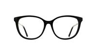 Shiny Black Swarovski SK5264 Cat-eye Glasses - Front