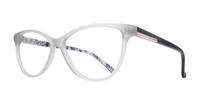 Grey Ted Baker Alisa Round Glasses - Angle