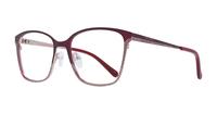 Red Ted Baker Amber Square Glasses - Angle