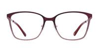 Red Ted Baker Amber Square Glasses - Front