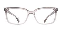 Gloss Crystal Grey Ted Baker Andi Rectangle Glasses - Front
