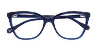 Navy Ted Baker Aneta Cat-eye Glasses - Flat-lay
