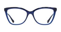 Navy Ted Baker Aneta Cat-eye Glasses - Front