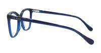 Navy Ted Baker Aneta Cat-eye Glasses - Side