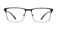 Black Ted Baker Ash Rectangle Glasses - Front