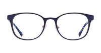 Blue Ted Baker Beck Round Glasses - Front