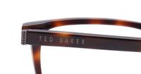 Tortoise Ted Baker Boone Square Glasses - Detail