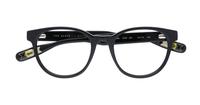 Black Ted Baker Cade Round Glasses - Flat-lay