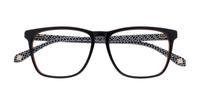 Black / Cognac Ted Baker Carlson Square Glasses - Flat-lay