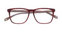 Red / Tortoise Ted Baker Carlson Square Glasses - Flat-lay