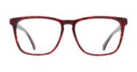 Red / Tortoise Ted Baker Carlson Square Glasses - Front