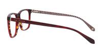Red / Tortoise Ted Baker Carlson Square Glasses - Side