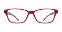 Red Ted Baker Christa Rectangle Glasses - Front
