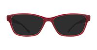Red Ted Baker Christa Rectangle Glasses - Sun