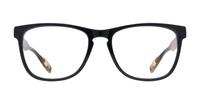 Black Ted Baker Clayton Rectangle Glasses - Front