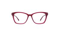 Burgundy Ted Baker Cleo Cat-eye Glasses - Front