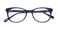 Navy Ted Baker Cotton Cat-eye Glasses - Flat-lay