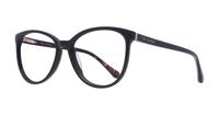Black Ted Baker Dew Oval Glasses - Angle