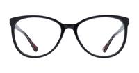 Black Ted Baker Dew Oval Glasses - Front