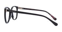 Black Ted Baker Dew Oval Glasses - Side