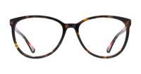 Brown Ted Baker Dew Oval Glasses - Front