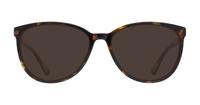 Brown Ted Baker Dew Oval Glasses - Sun
