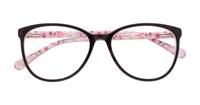 Pink/Tortoise Ted Baker Dew Oval Glasses - Flat-lay