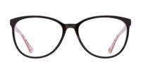 Pink/Tortoise Ted Baker Dew Oval Glasses - Front