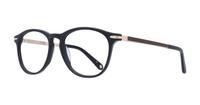 Black Ted Baker Finch Round Glasses - Angle