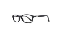 Black Ted Baker Herran Rectangle Glasses - Angle