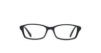 Black Ted Baker Herran Rectangle Glasses - Front