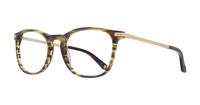 Brown Ted Baker Hyde Round Glasses - Angle