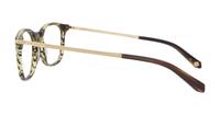 Brown Ted Baker Hyde Round Glasses - Side