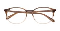 Brown Horn Ted Baker Lear Round Glasses - Flat-lay