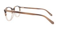 Brown Horn Ted Baker Lear Round Glasses - Side