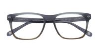 Grey / Horn Ted Baker Locke Square Glasses - Flat-lay