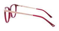 Burgundy Ted Baker Marcy Cat-eye Glasses - Side