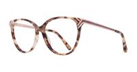 Pink/Tortoise Ted Baker Marcy Cat-eye Glasses - Angle