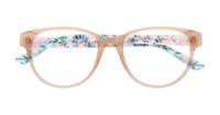 Mocha Ted Baker Mona Square Glasses - Flat-lay