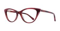 Burgundy Ted Baker Noella Cat-eye Glasses - Angle