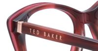 Burgundy Ted Baker Noella Cat-eye Glasses - Detail