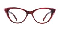 Burgundy Ted Baker Noella Cat-eye Glasses - Front