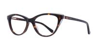 Tortoise Ted Baker Noella Cat-eye Glasses - Angle