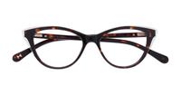 Tortoise Ted Baker Noella Cat-eye Glasses - Flat-lay