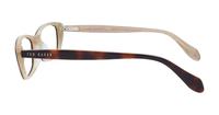 Tortoise / Beige Ted Baker Optique Cat-eye Glasses - Side