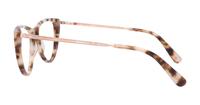 Pink/Tortoise Ted Baker Pearl Cat-eye Glasses - Side